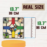 Personalized Wooden Parcheesi Board Game With Pictures - 4 Players - Kase 4U Store