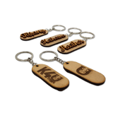 Personalized Wood Keychain with Name - Kase 4U Store